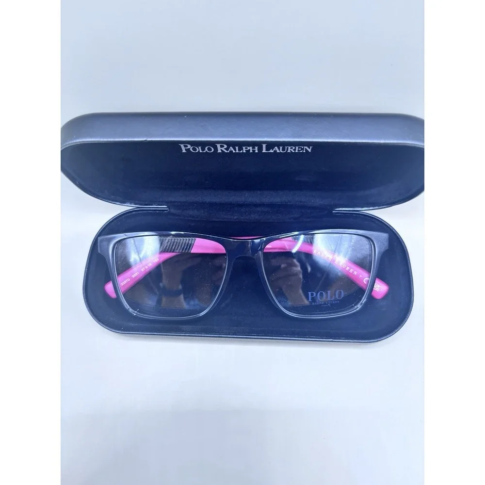 Polo Ralph Lauren PH2257U 5001 Black Hot Pink 57mm Eyeglass‎ Frames NIB